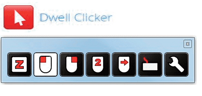 Barre d’outils Dwell Clicker 2