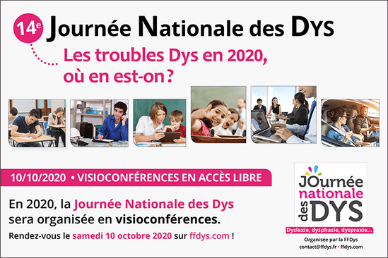 14e Journée Nationale des Dys - Les troubles Dys en 2020, où en est-on ?