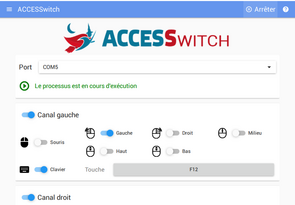 AccessSwitch - mini interface usb - contacteurs