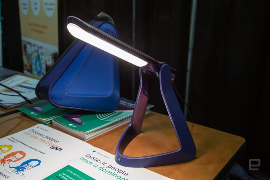 Lexilight is a reading lamp designed to help people with dyslexia | Engadget