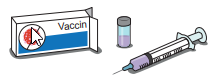 vaccin contre la covid et seringue