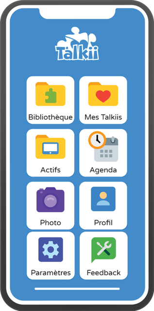 image La page d'accueil Talkii Superviseur
