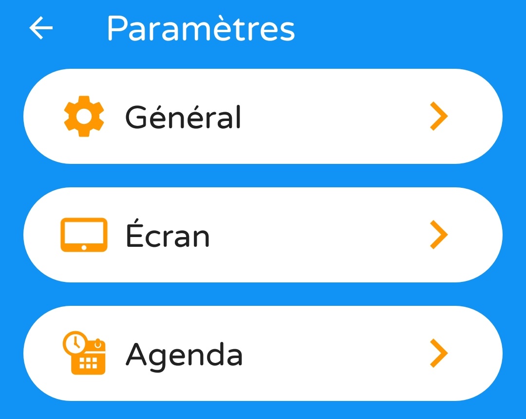 image Les paramètres