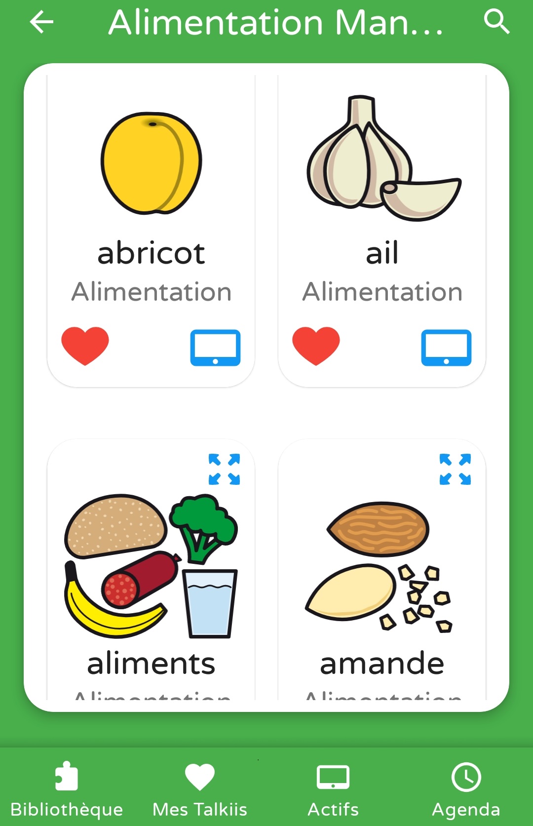 image Les pictogrammes de la bibliothèque