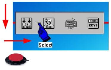 Cross Scanner pour OSX ou Windows - accès souris et clavier par balayage de l’écran