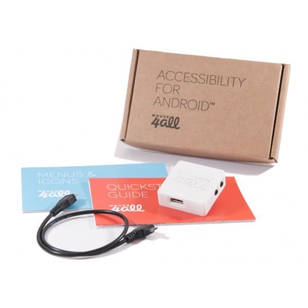 Mouse4all Box - version incluant boîtier et câbles pour contacteurs