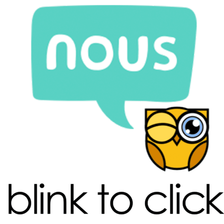 Logo : Nous, blink to click