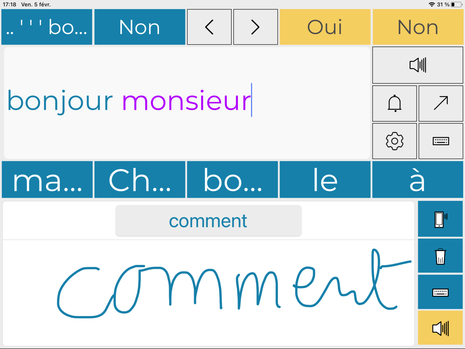 Transformer l’écriture manuscrite en texte numérique lu par voix de synthèse Techlab APF