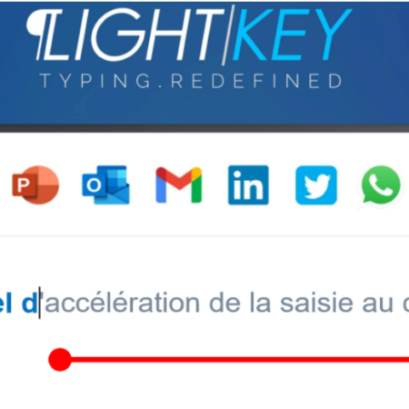 Aperçu de l'application Lightkey