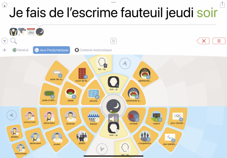 Exemple de phrase construite avec Lemma en 4 sélections