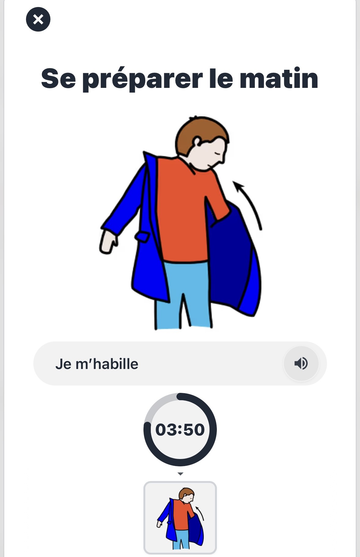 Etape avec timer