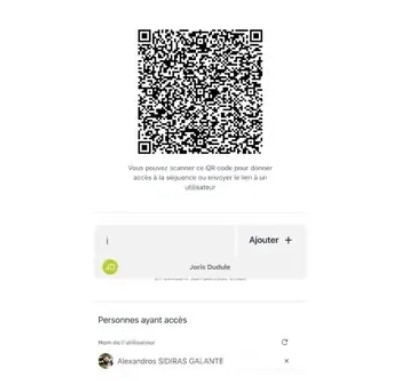 Le partage d'une séquence