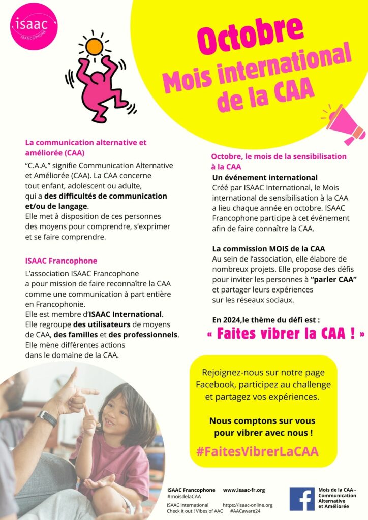 Flyer Mois de la CAA 2024