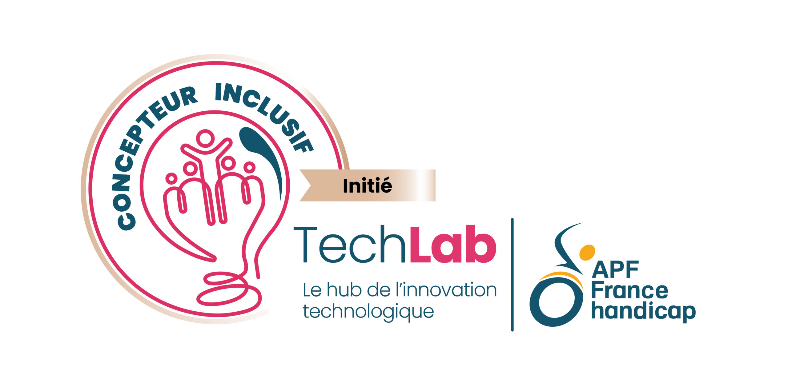 logo concepteur inclusif - initié