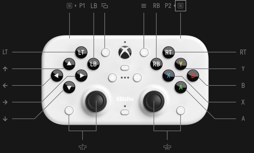 Remappage des boutons - 8BitDo Ultimate Software X