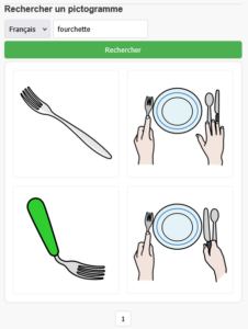 Résultat de la recherche du mot "fourchette"