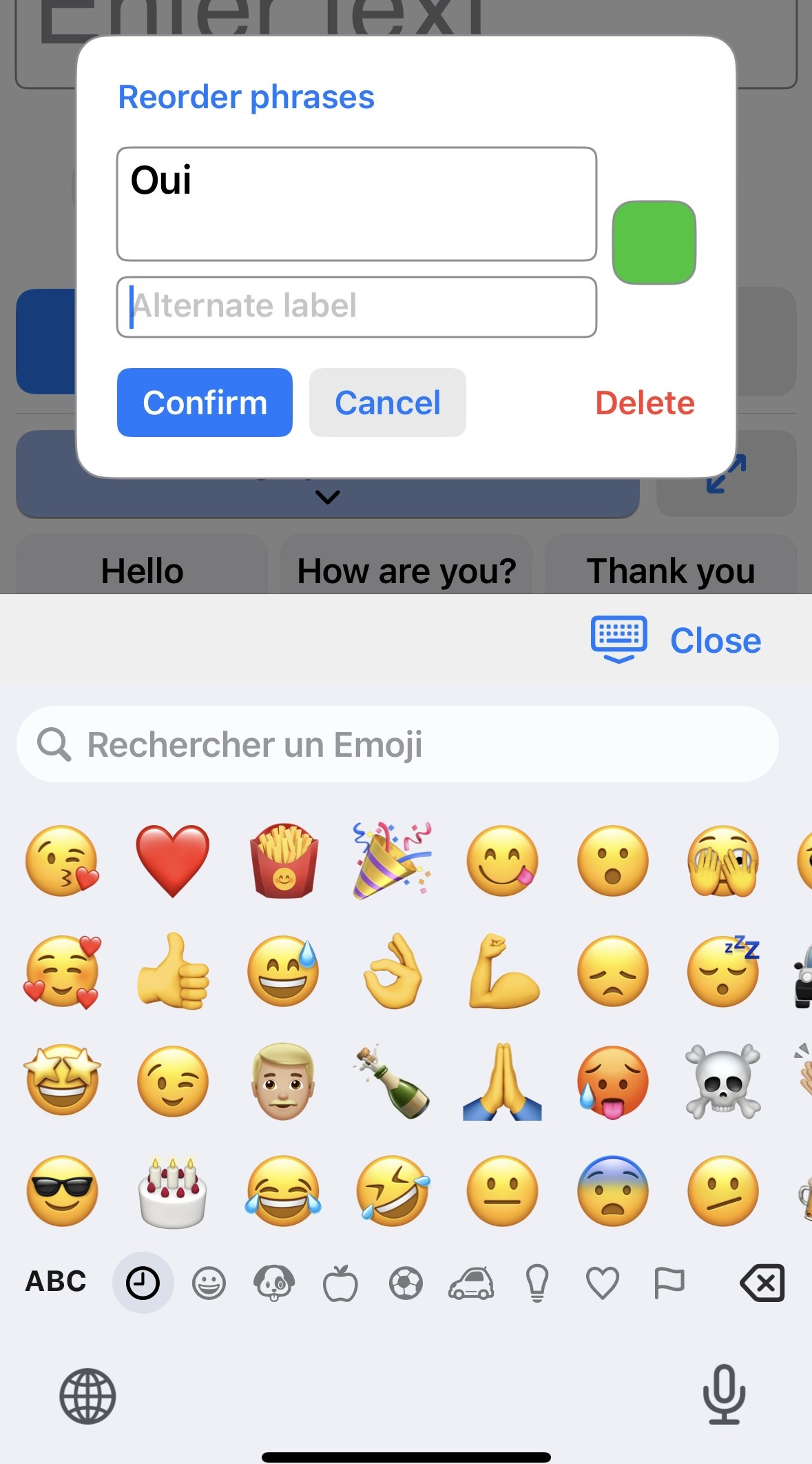image Editer un message