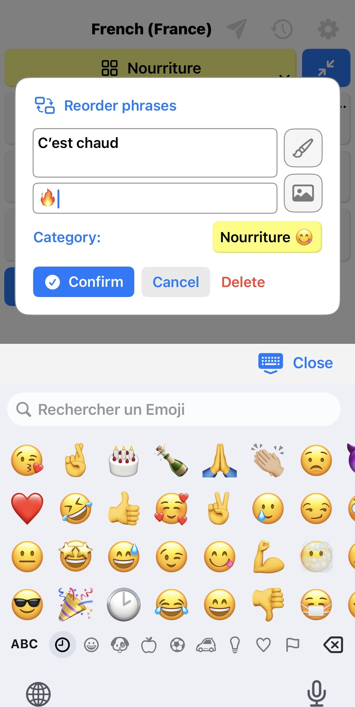 image Editer un message