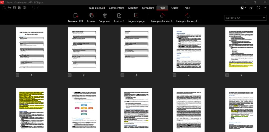 PDFGear - Mode Page