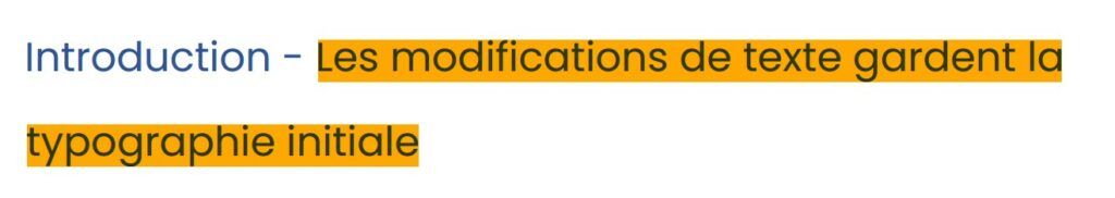PDFGear - Modification de texte