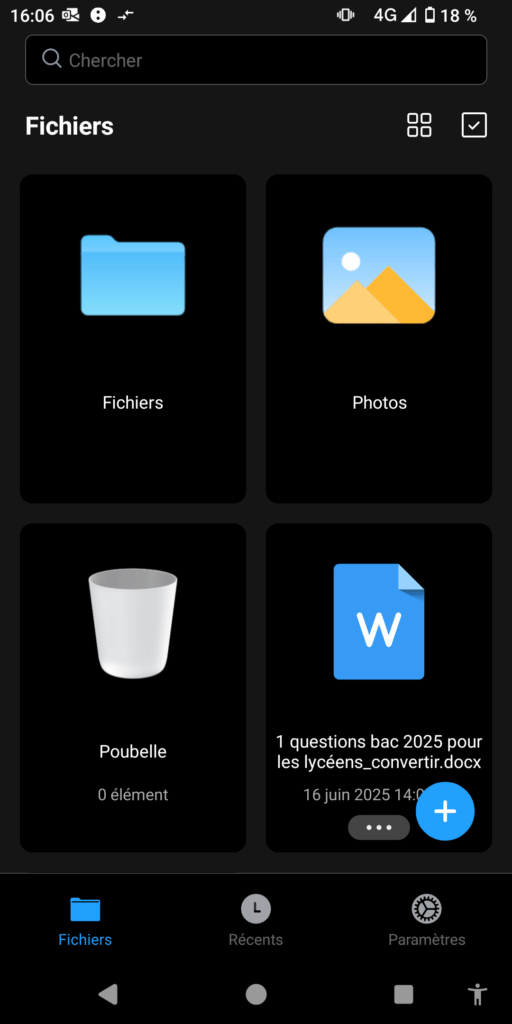Application PDFGear Android