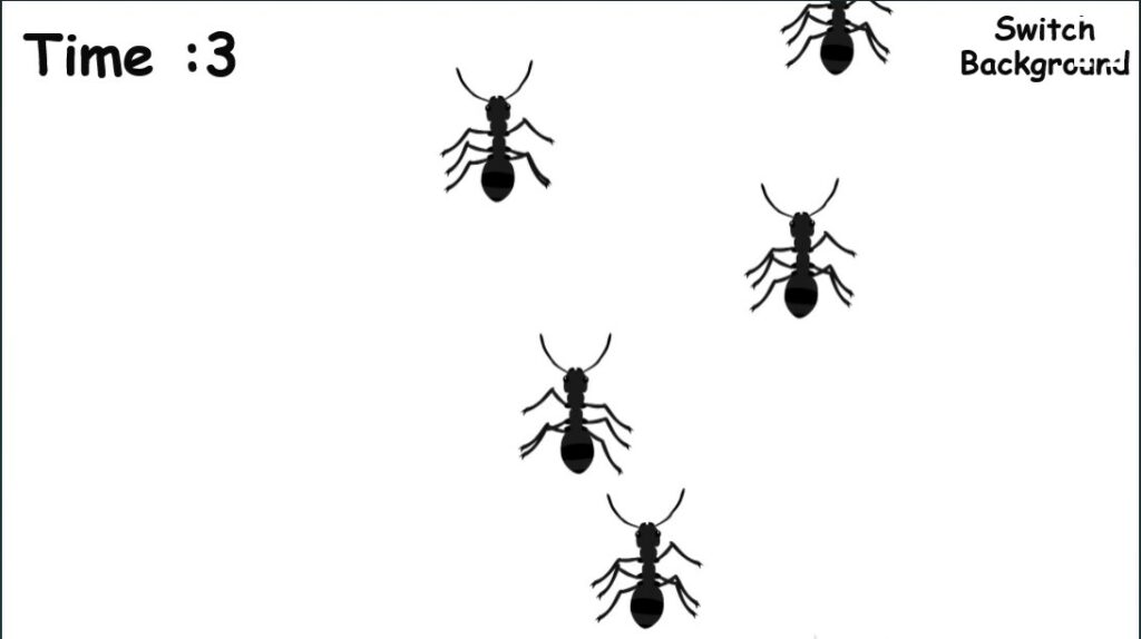 Ant Splat - Fond d'écran blanc