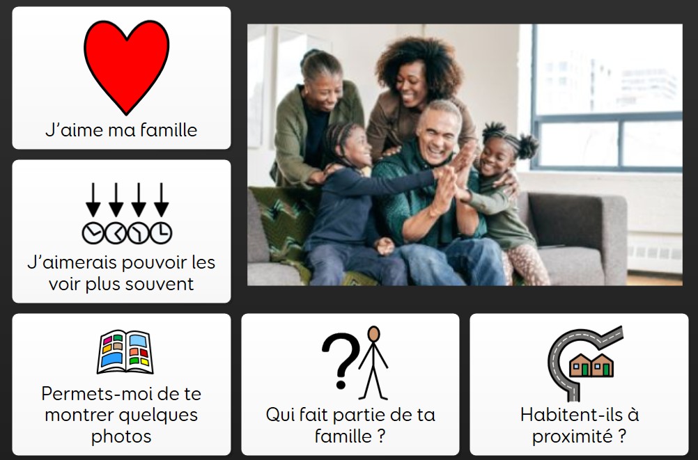 image Exemple de scène dans Relations Famille