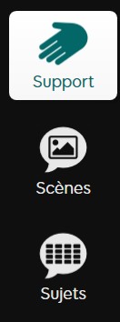 image La barre latérale de gauche