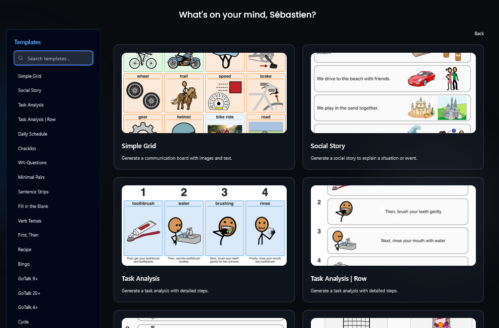 Glint - liste des modèles disponibles