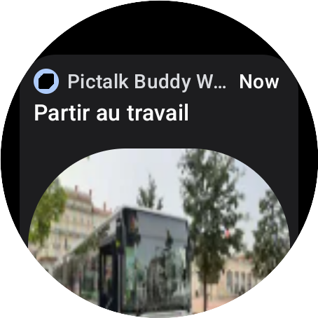 image Notification sur la montre