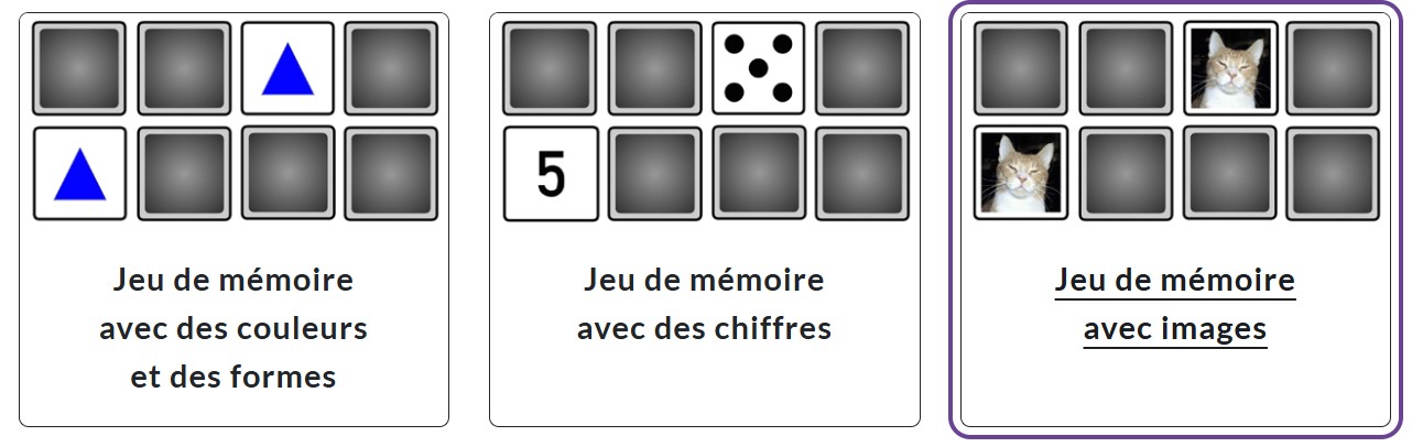 image Les éléments du mémorys