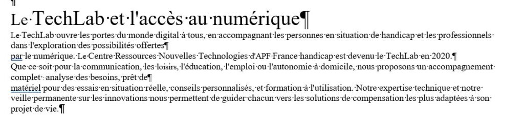 NAPS2 - Extraction du texte dans Word