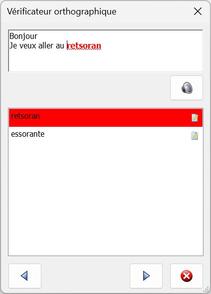 SprintPlus 3 - Correcteur orthographique