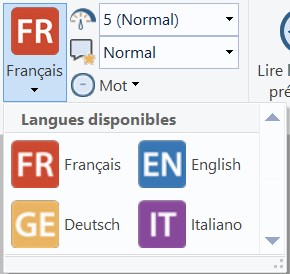 SprintPlus 3 - Synthèse vocale langues
