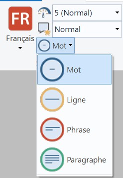 SprintPlus 3 - Synthèse vocale unités de lecture