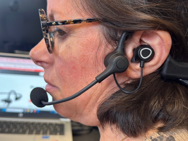 image Le casque porté