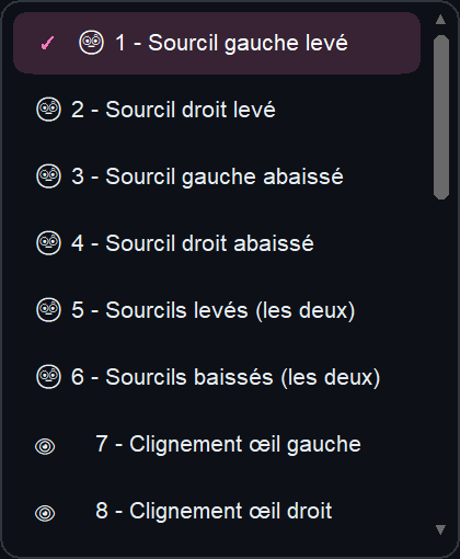Accessibility Controller - Macro multi-Mimiques 1 à 8