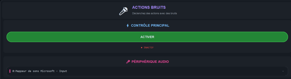Accessibility Controller - Présentation générale des modules