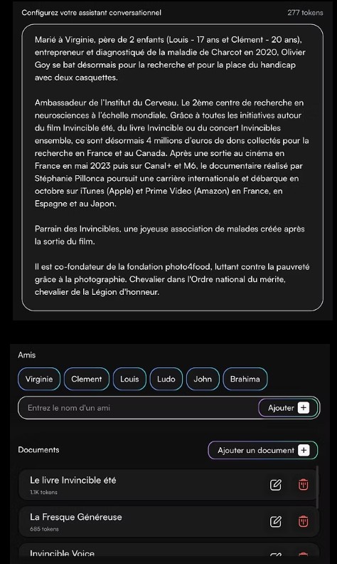 image Description précise du profil