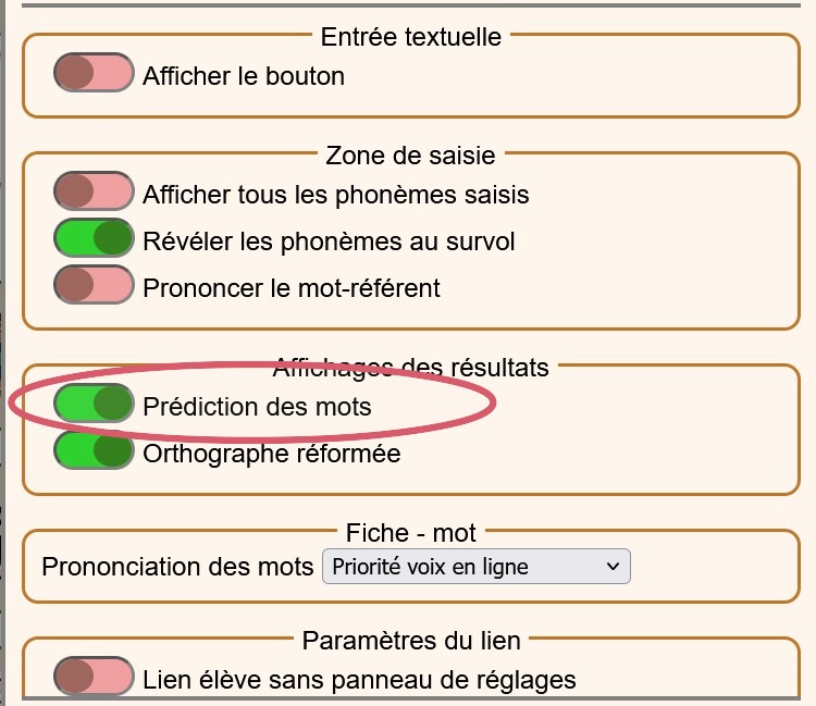 Paramètres Dikomit - Prédiction