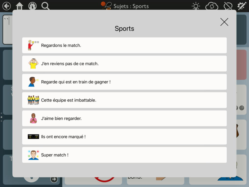 image Exemple de script Sujets Sports