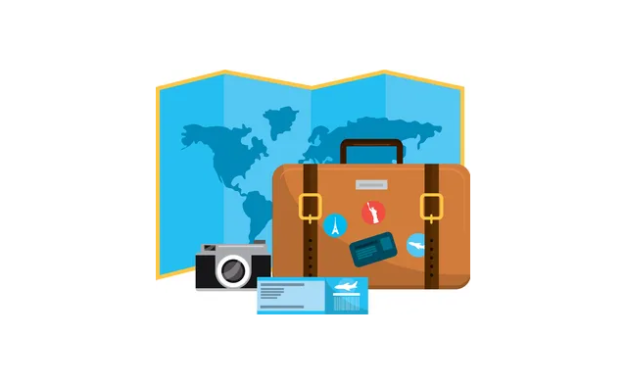 pause-estivale-travel-luggage-cartoon-vector-22482134